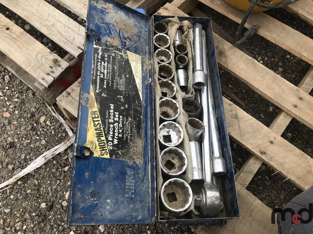 Shopmaster Socket Wrench Set and Powerfist Deep Impact Socket Set